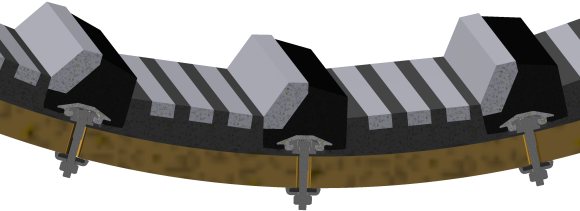 DynaSteel Lifter on a DynaWear Plate
