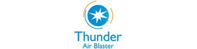 Tega Thunder Air Blasters Textual Logo